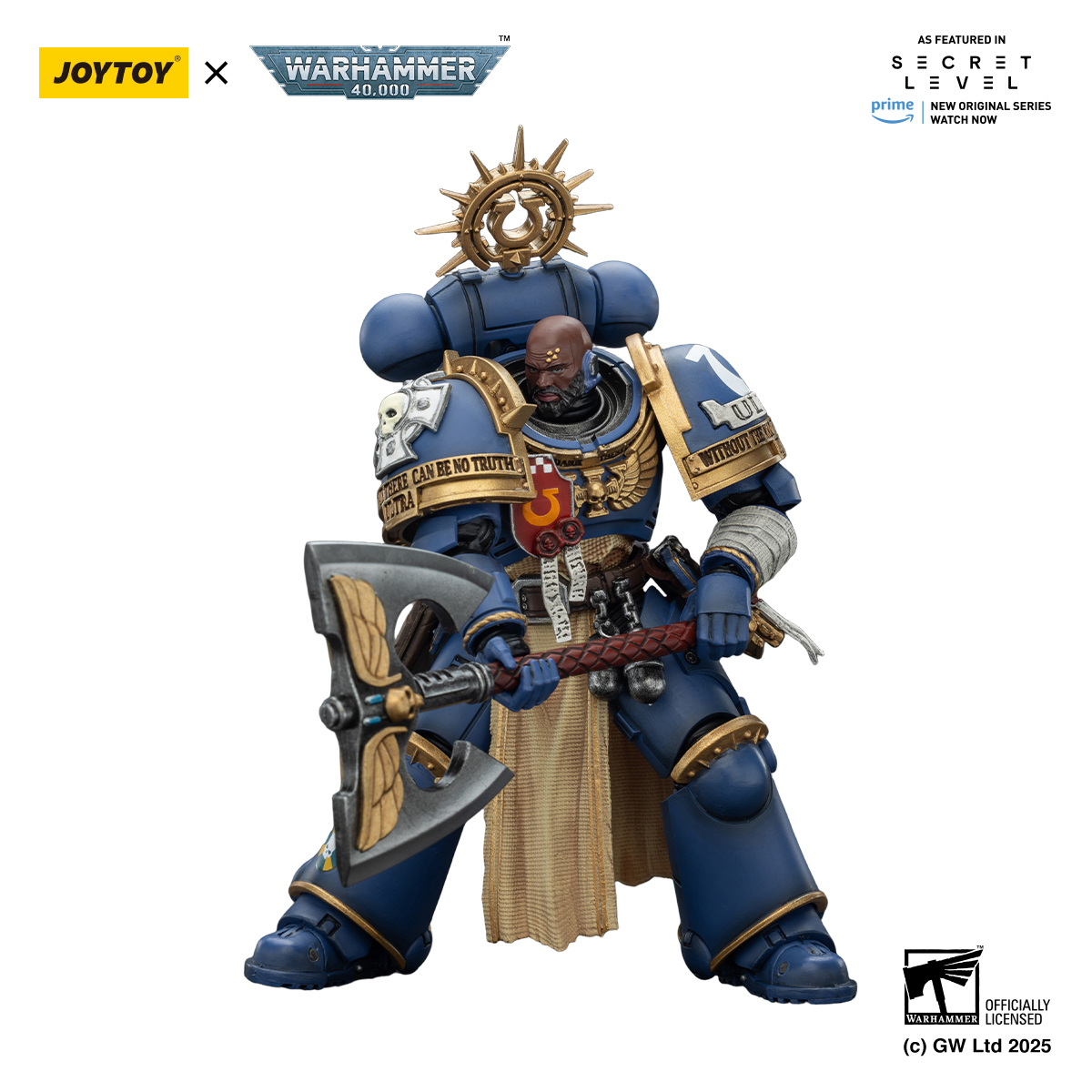 Ultramarines Metaurus with Power Axe, Stormshield and Plasma Pistol - view 16